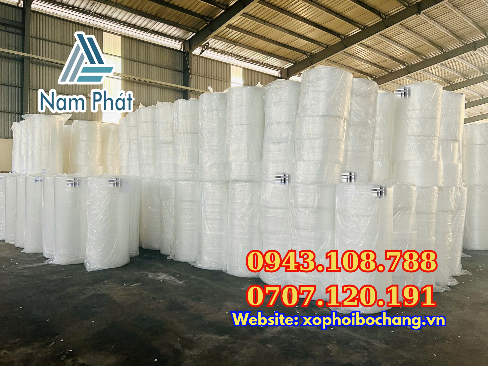 cuộn xốp hơi 1m x 100m