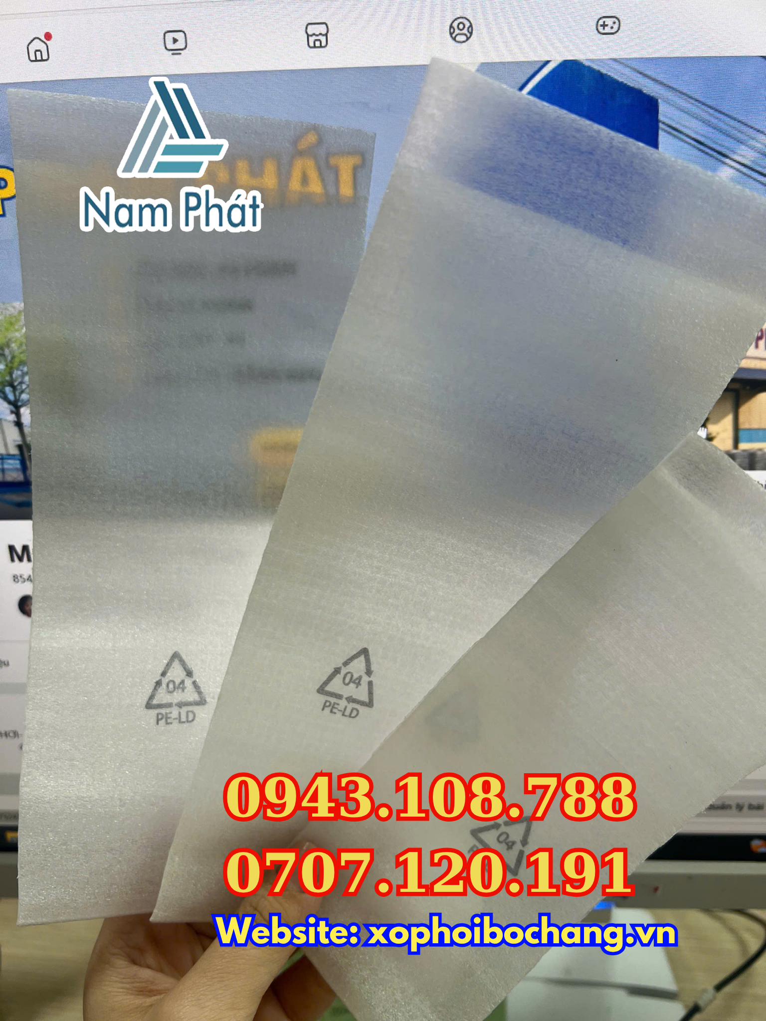TUI XOP PE FOAM IN LOGO